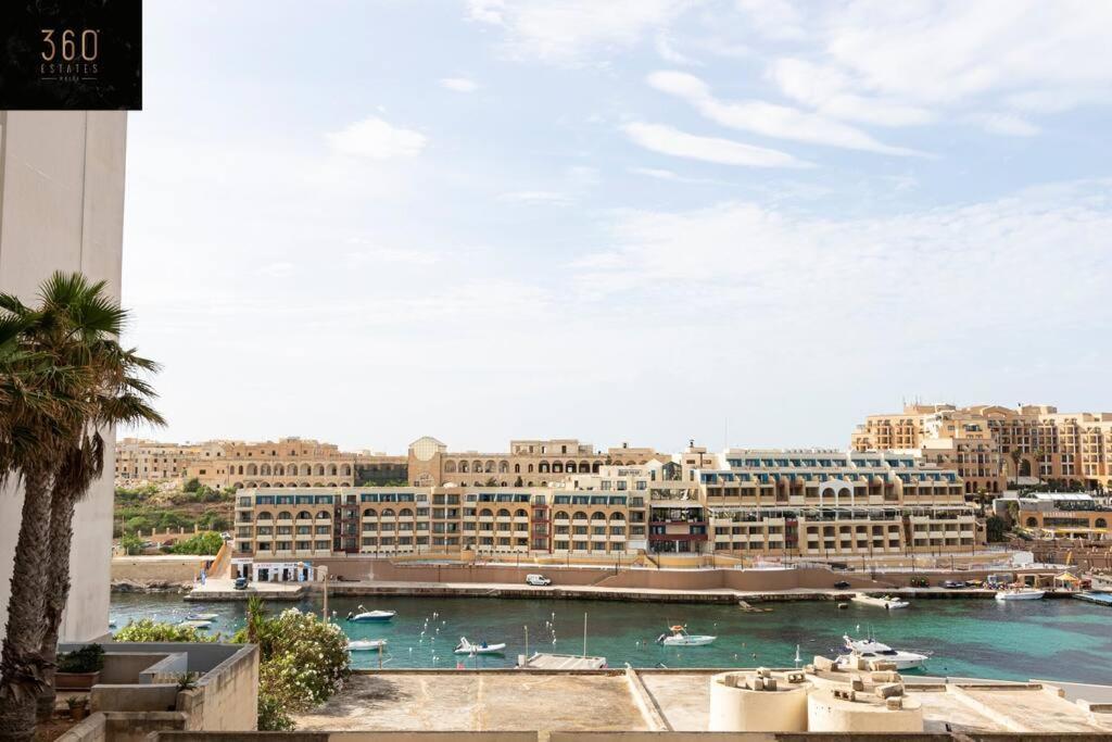 One Of A Kind, Seafront Property In St Georges Bay By 360 Estates سانت جوليان المظهر الخارجي الصورة